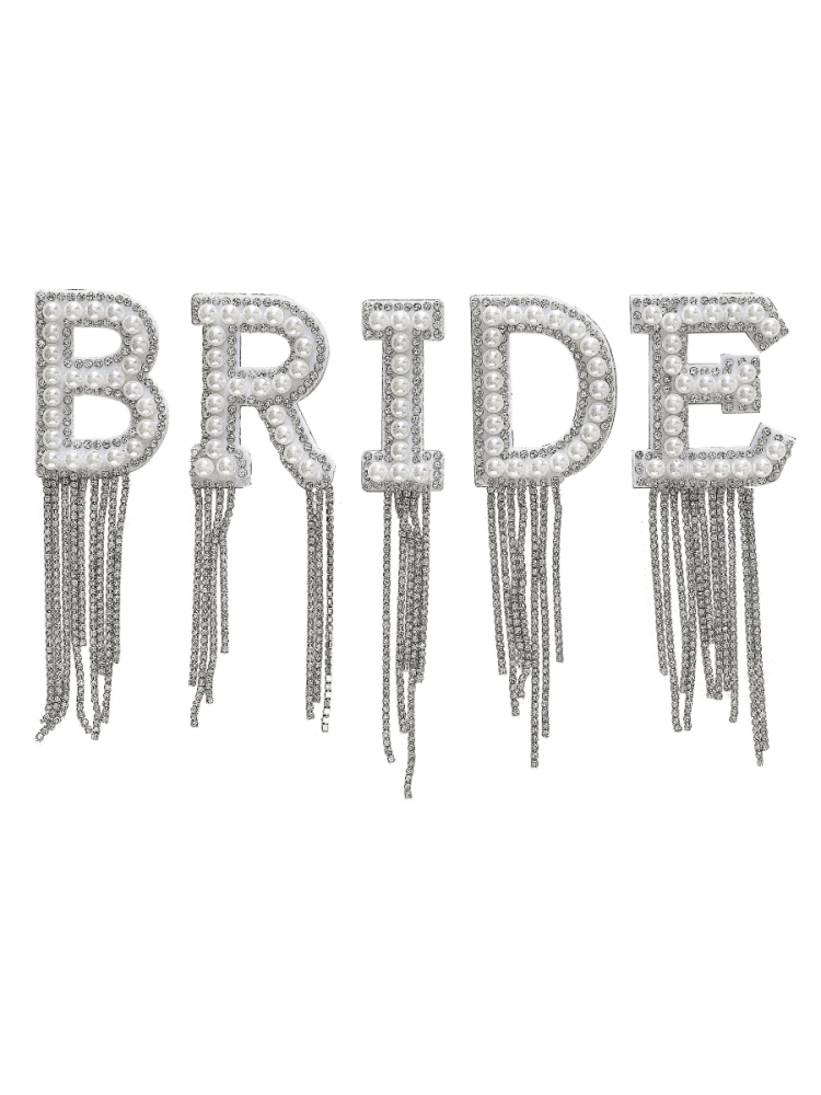 Ginger Ray HEN-144 Bride Bügeleisen Patches Perlen Troddeln main product photo