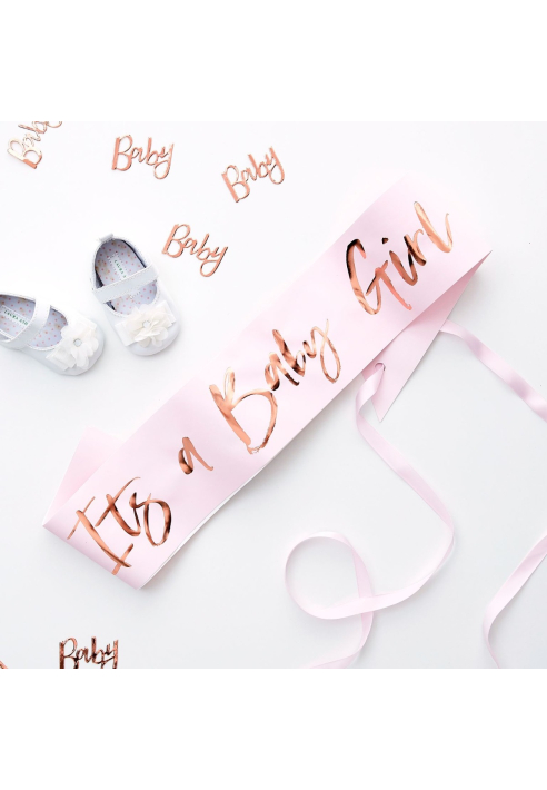 Ginger Ray TW-834 Twinkle Twinkle It's A Baby Girl Schärpe