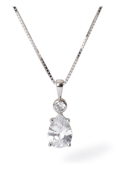 Abrazi Soraya Kette Silber 50cm