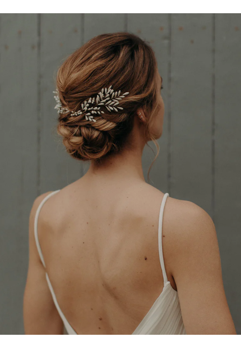 Lizeron Astrid Haarspange Weiß