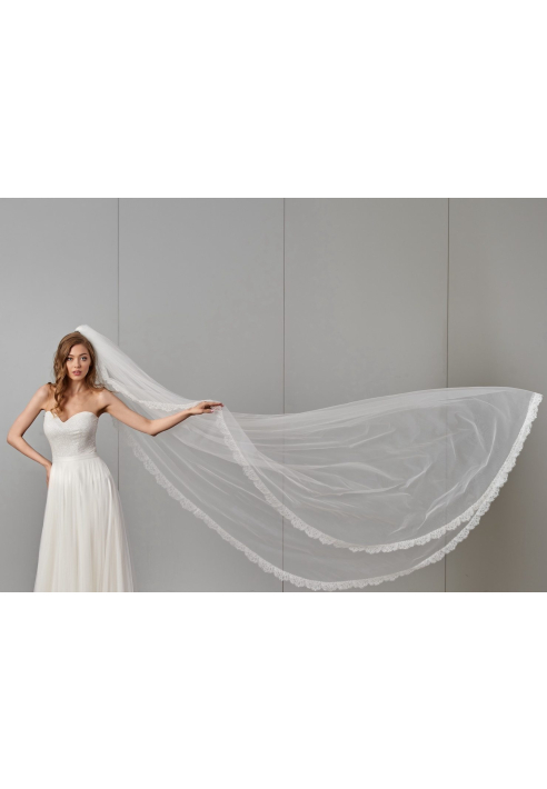 Novias Amanda-Schleier - 270 cm