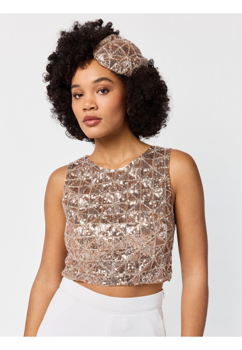 Poirier T-75424 Top | Pailletten ()