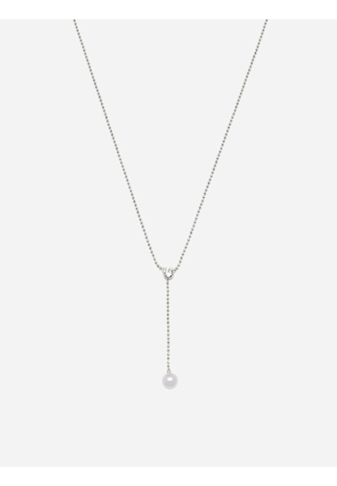 Abrazi Lovey Perle Kette Silber ()