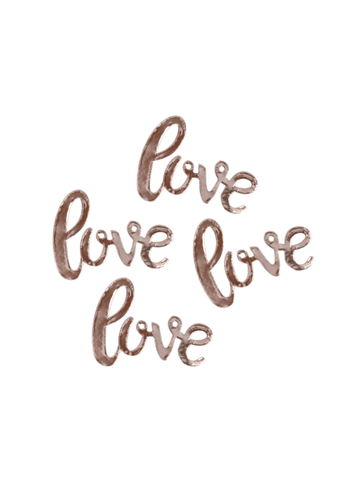 Ginger Ray BB-319 Beautiful Botanics Love Hochzeit Confetti Rose Gold