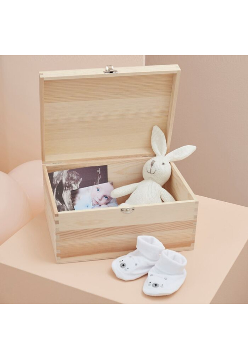 Ginger Ray BL-118 Floral Baby Shower Memory Box ()
