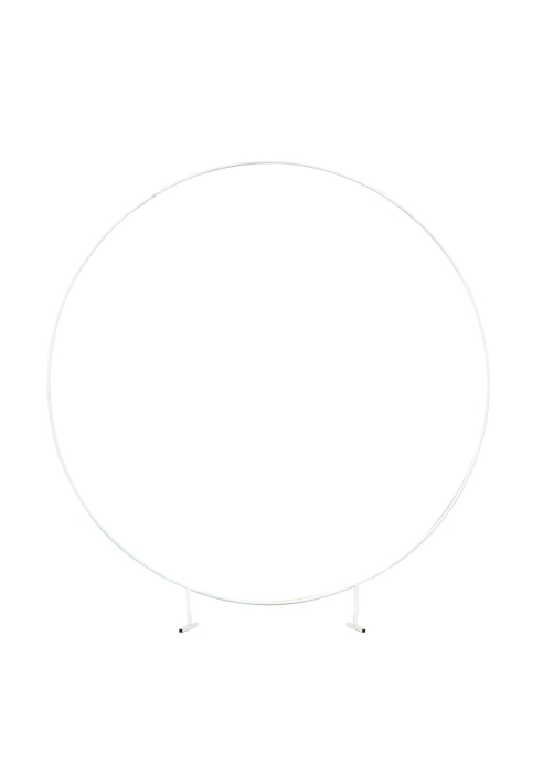 Ginger Ray BRA-340 Hochzeitsbogen Rund Weiß