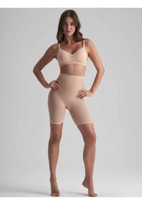 BYE BRA Powermesh High Waist Short Beige ()