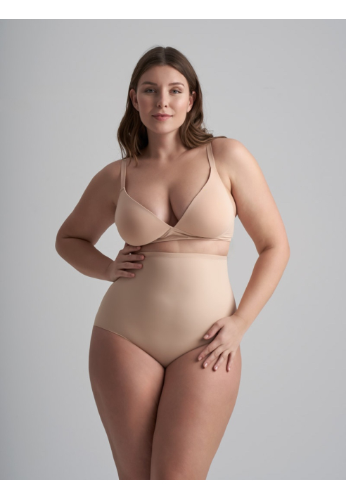 BYE BRA Sculpting High Waist Brief Beige ()