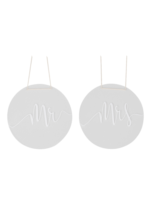 Ginger Ray PAM-502 MR & MRS Stuhl Schilder