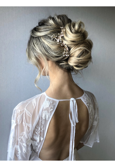 Sally Jane Bridal Hera Haarspeld Rosa ()