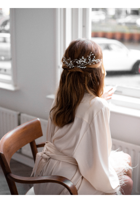 Abrazi Rory Haarband Silber ()