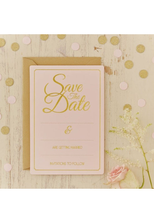 Save the Date Karten - Pastel Perfection (10 Stück) ()