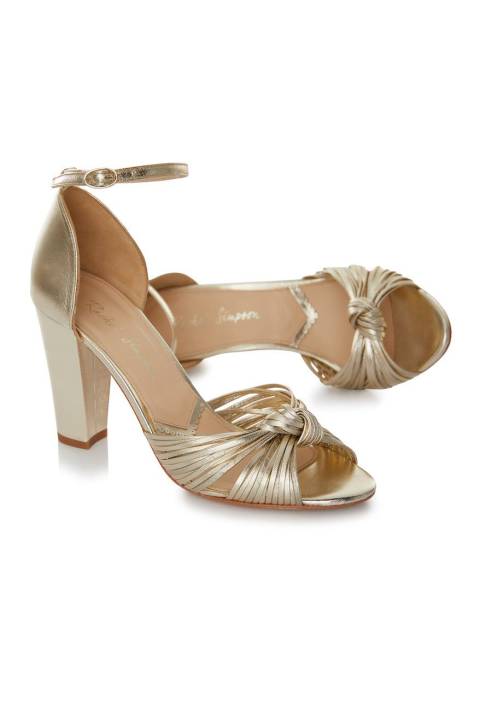 Rachel Simpson Harper Brautschuhe Gold