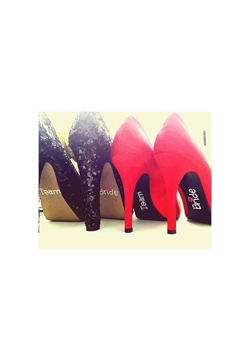 Team Bride-Aufkleber