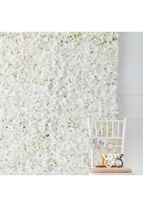 Ginger Ray GO-140 Gold Wedding Blumenwand Weiß ()
