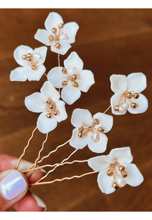 Sally Jane Bridal Fay Haarspeld Gold