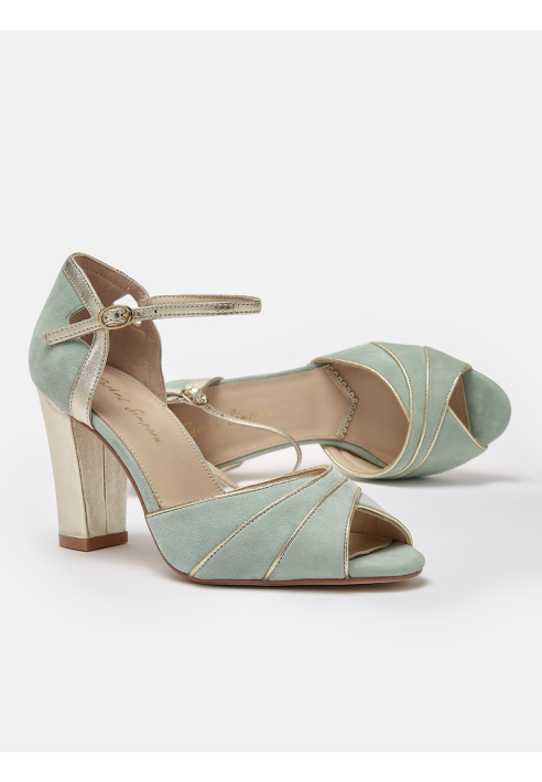 Rachel Simpson Lauren Brautschuhe Mintgrün