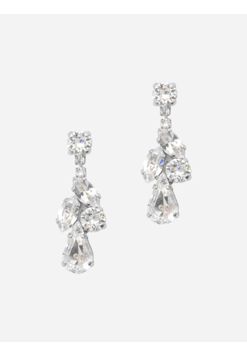 Abrazi Zoe Swarovski Ohrringe Silber