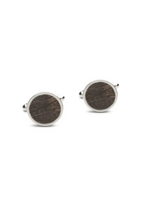 Abrazi C5-RN-DB-DarkBrown Manschettenknöpfe ()