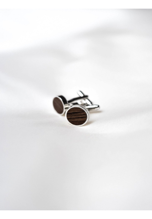Abrazi C5-RN-DB-DarkBrown Manschettenknöpfe