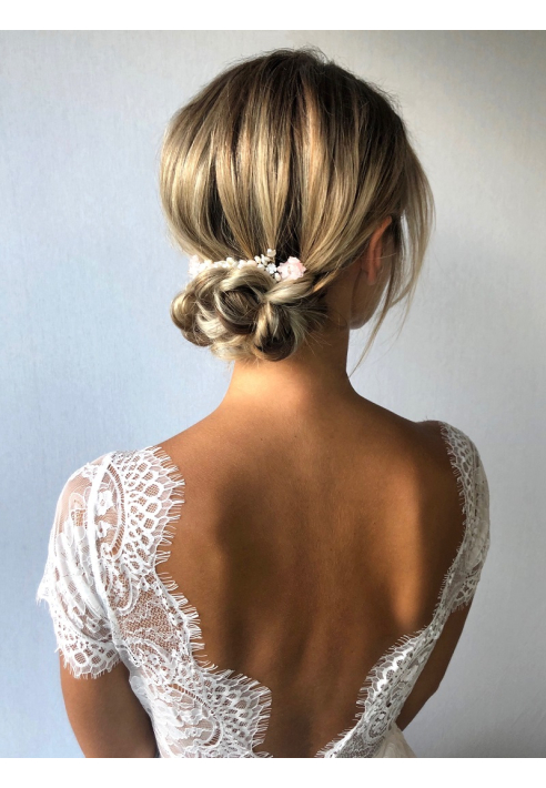 Sally Jane Bridal Gaia Haarkam Silber ()