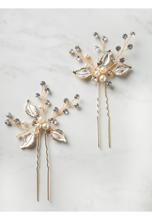 Sally Jane Bridal Hera Haarspeld Rosa