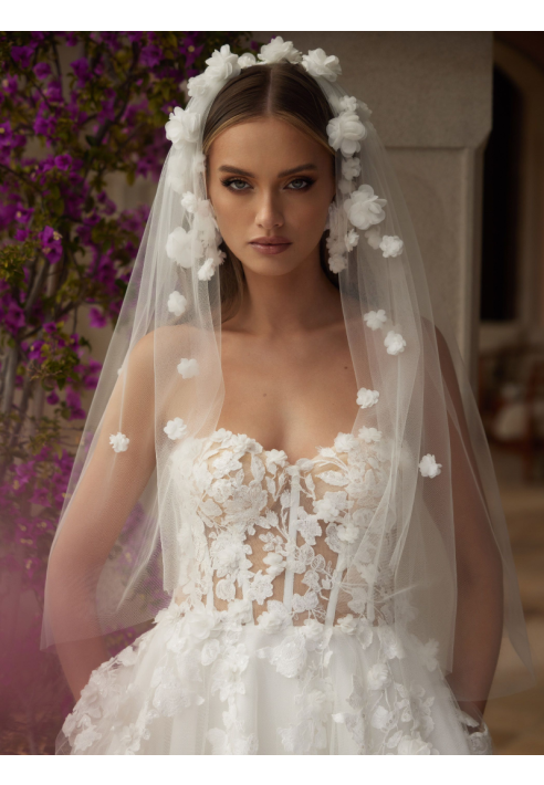 Bianco Evento S493 Schleier - 90 cm ()