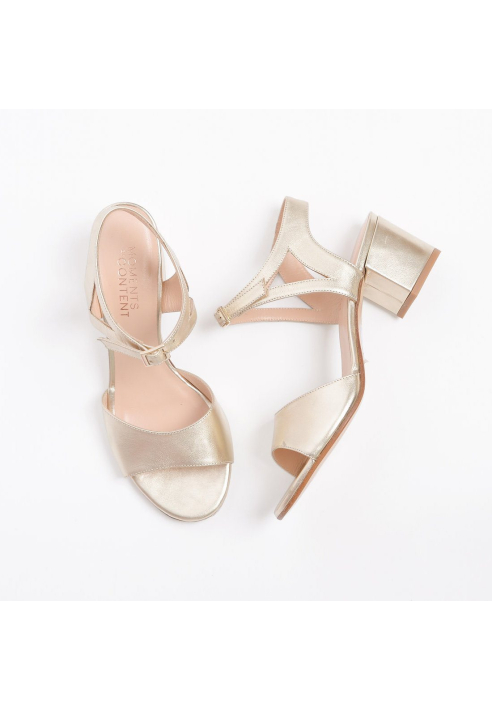 Moments by Content Ceda Brautschuhe Champagner