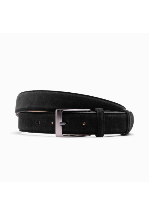 Paulo Bellini Fasano Gürtel Wildleder Schwarz