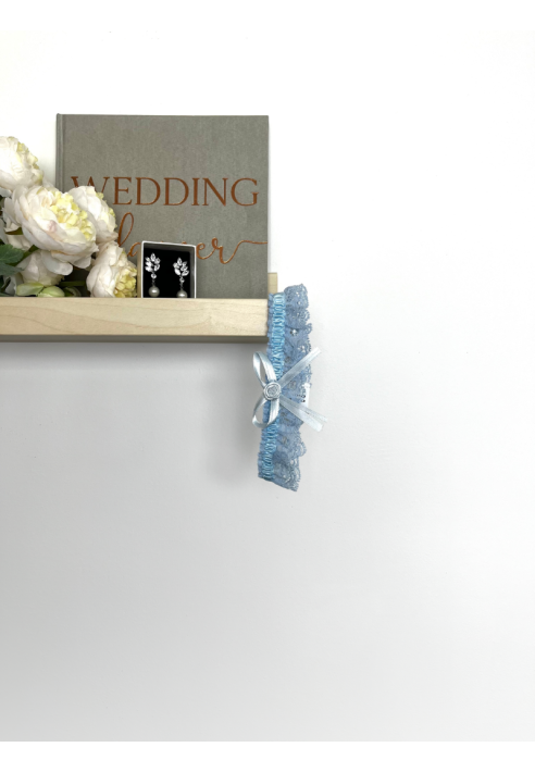 Bianco Evento SB2 Strumpfband Blau