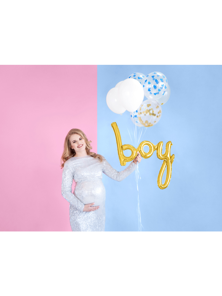 PartyDeko Folienballon Boy Gold main product photo