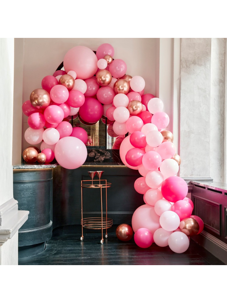 Ginger Ray BA-320 Balloon Arch Luxe Rosa Ballonbogen main product photo