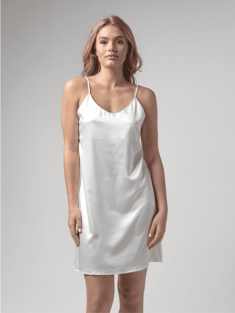 Poirier BN-725B Bride Nachtkleid Satin Ivory main product photo