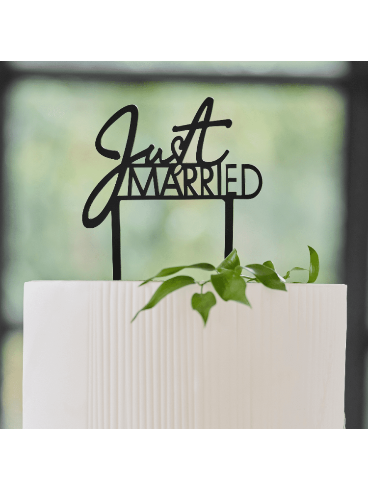 Ginger Ray BW-425 Hochzeitstorte Topper main product photo