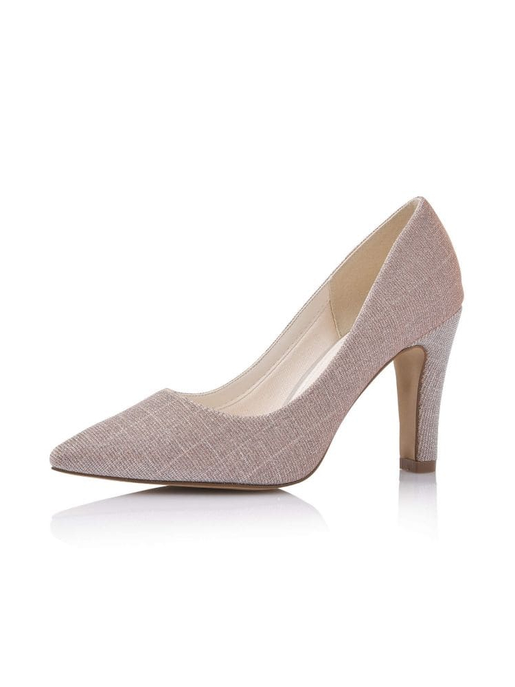 Rainbow Club Fera Rosa Metallic Brautschuhe main product photo