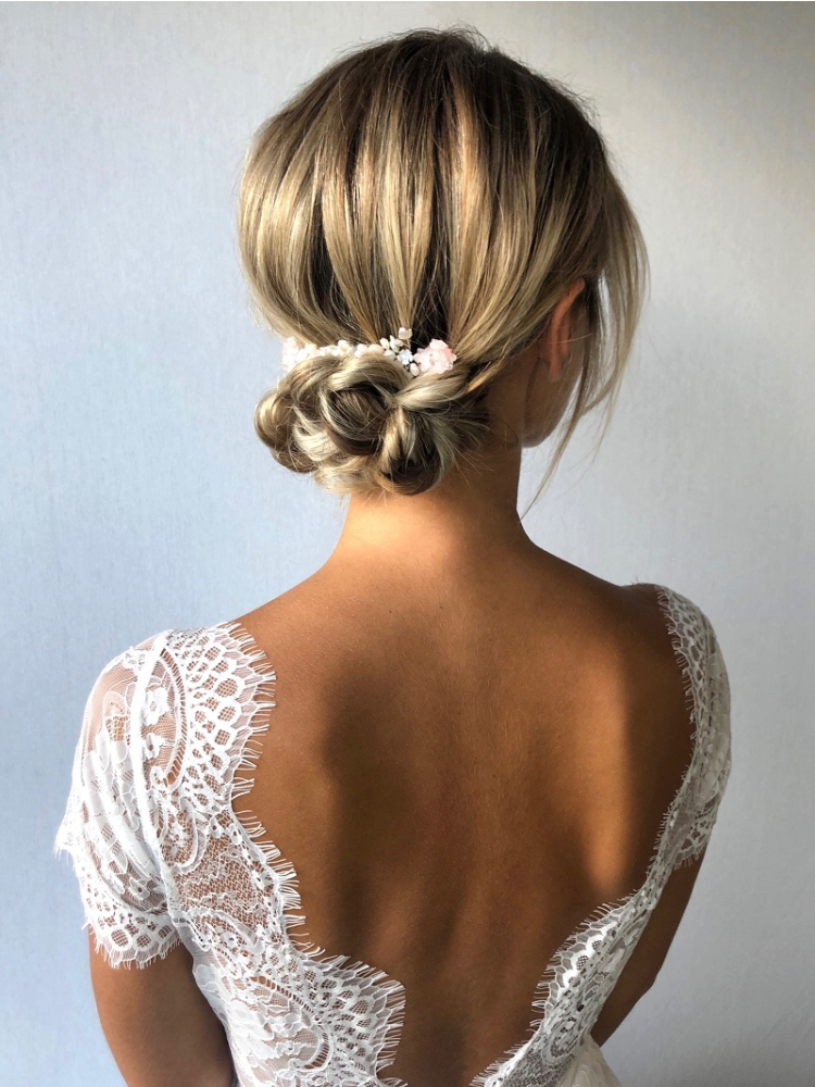 Sally Jane Bridal Gaia Haarkam Silber main product photo