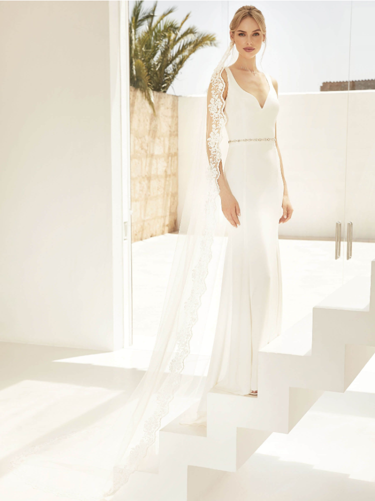 Bianco Evento S424 Schleier - 300 cm main product photo