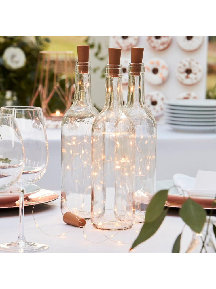 Ginger Ray BR-363 Botanical Wedding Flasche LED-Beleuchtung main product photo