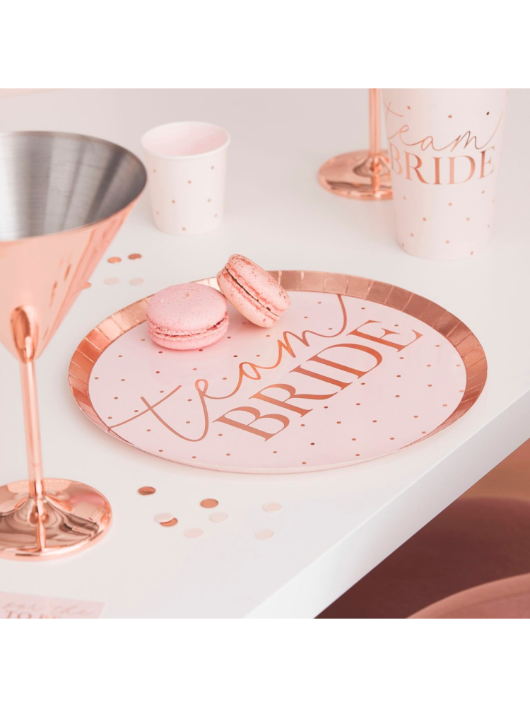 Ginger Ray HN-824 Blush Hen Tellern main product photo