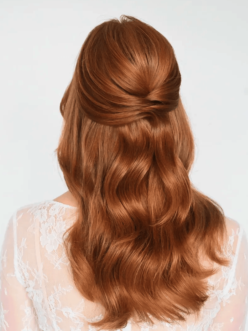 Bruidskapsel Half Opgestoken