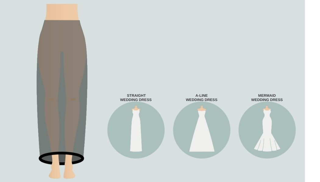 Reifrock mit einem Reif für Brautkleid