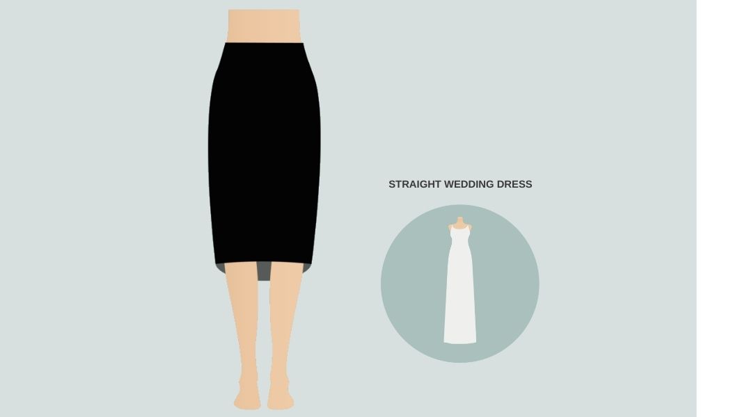 Reifrock ohne Reif für Brautkleid